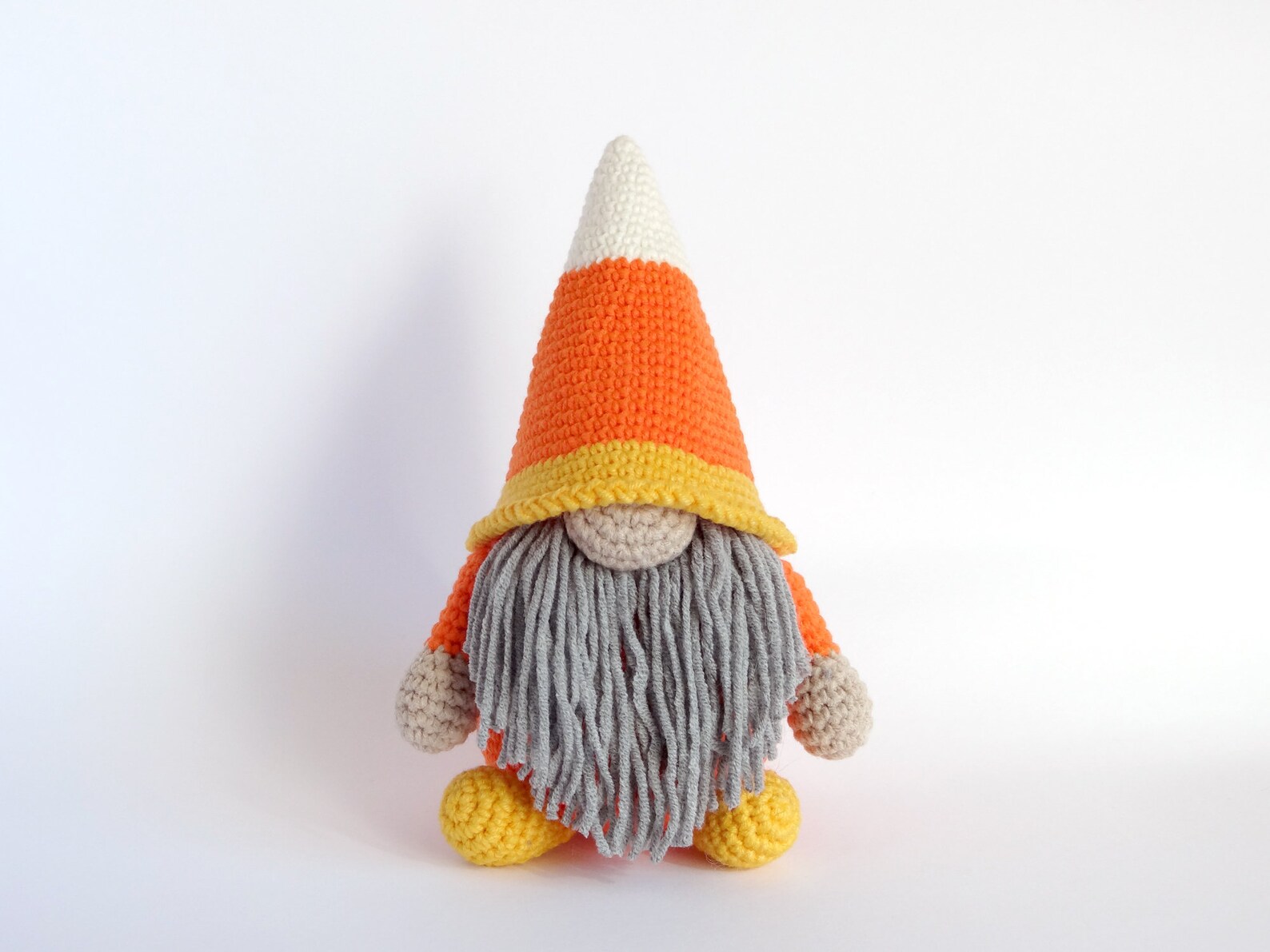 Candy Corn Gnome Crochet Pattern Halloween Amigurumi Toy Etsy