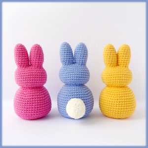 Easter bunny Crochet Pattern, Easter decoration bunny crochet pattern, amigurumi crochet bunny pattern for beginers