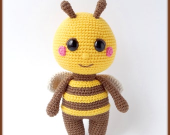 Buzz the Bee Crochet Pattern amigurumi insect, cute crochet bee pattern