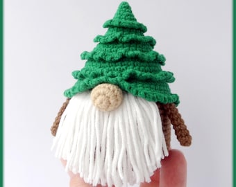 ミニクリスマスツリーのノームのかぎ針編みパターン - Etsy 日本