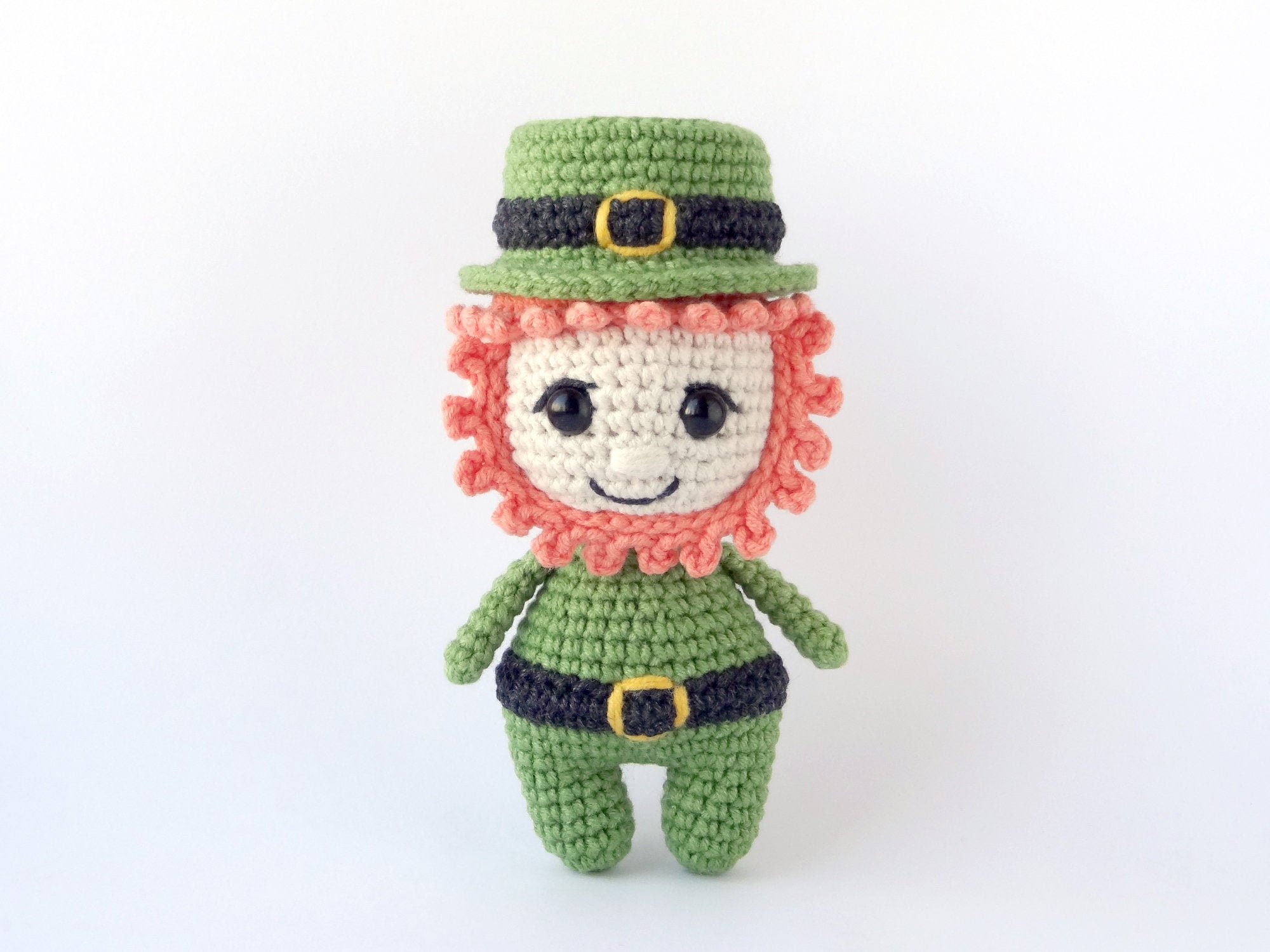 Leprechaun Crochet Pattern Amigurumi Doll Saint Patricks Day Etsy UK