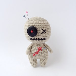 How to crochet voodoo doll