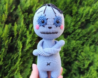 Jony Creepy Cute Doll Crochet Pattern - amigurumi doll PDF tutorial