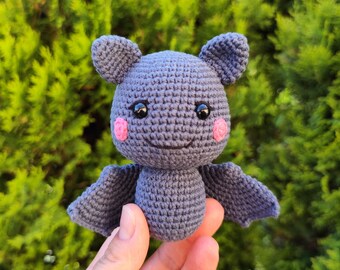 Bat Crochet Pattern - amigurumi bat PDF tutorial