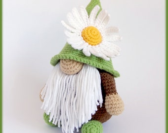 Chamomile Gnome Crochet Pattern