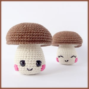 Cute amigurumi Mushroom Crochet Pattern