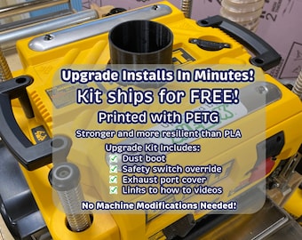 DeWALT DW735 Planer Dust Collection Kit – Over-the-Top Upgrade (Physical Unit, 4” & 6” Options)