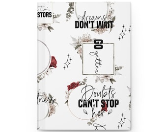 Inspirational Dream Journal: Mattes Hardcover Notizbuch für kreatives Schreiben