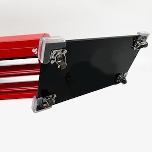 Mini Tool Box Wheel Dolly Rolling Base Accessory Add-on for Most Brands of Mini Crafter's and Hobbist's Toolbox ~ Kobalt, US General, Torin