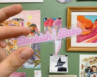 Bookish Babe Sticker- Thriller