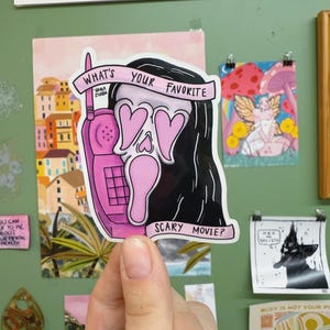 Scream Sticker