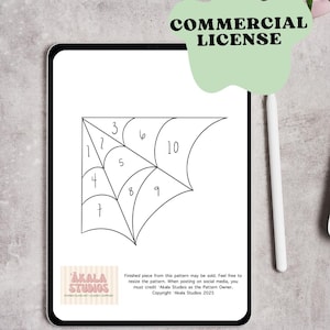 Patrón de vitral de telaraña - Apto para principiantes LICENCIA COMERCIAL