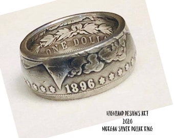 MORGAN Silver Dollar Coin Rings