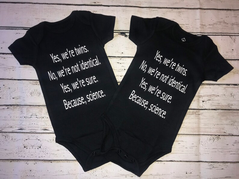 Matching twin shirts twins fraternal twins funny twin Etsy