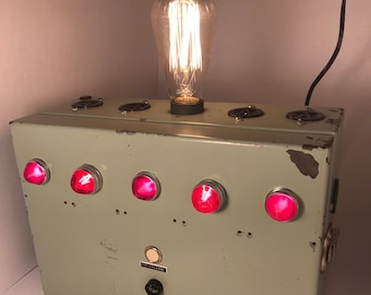 Industrial fuse box lamp