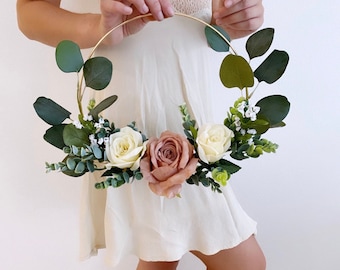 bridesmaid circle bouquet
