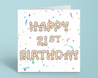Ladies Friend BFF Wife Girlfriend Boyfriend Funny Willy 19th Birthday Card