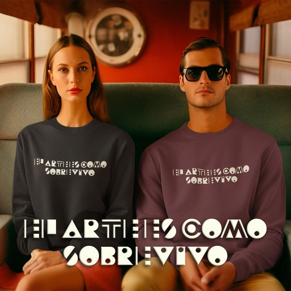 El Arte es como Sobrevivo Unisex Heavy Blend™ Crewneck Sweatshirt