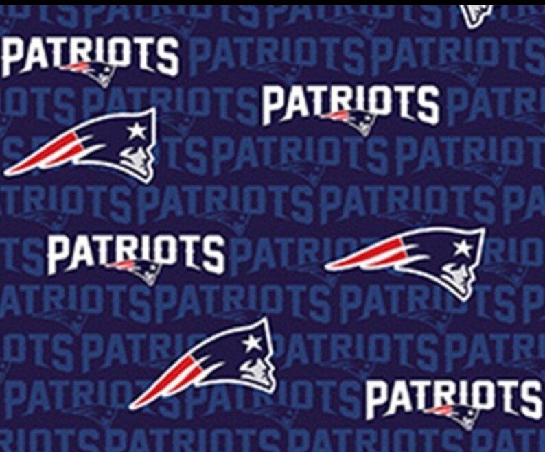 New England Patriots Logo Nfl Fabric 5860 Wide 100 Cotton 14500 D
