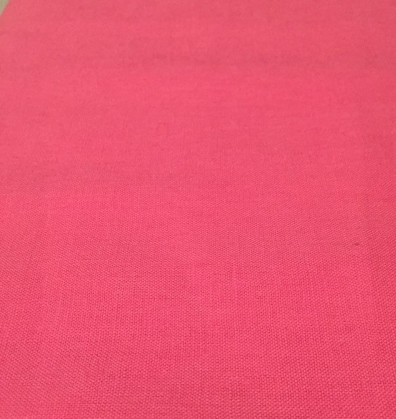 Robert Kaufman Fabrics Essex Medium Pink Linen Cotton Blend Fabric 43 wide LinenCotton Blend