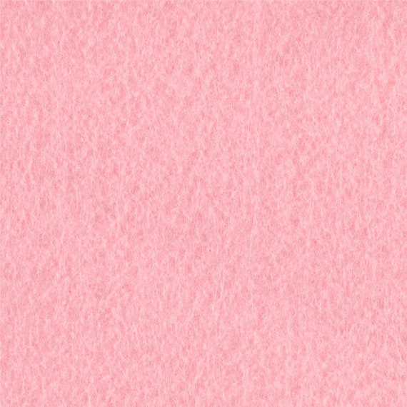 Tela De Fieltro Rosa Bebe Cortada Por La Yarda 1 2 Etsy