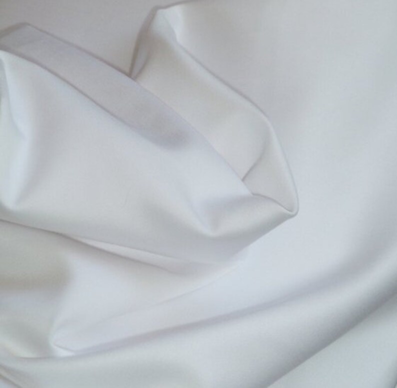 White Pima 100 Cotton Fabric 58 wide Sold by the Yard Etsy