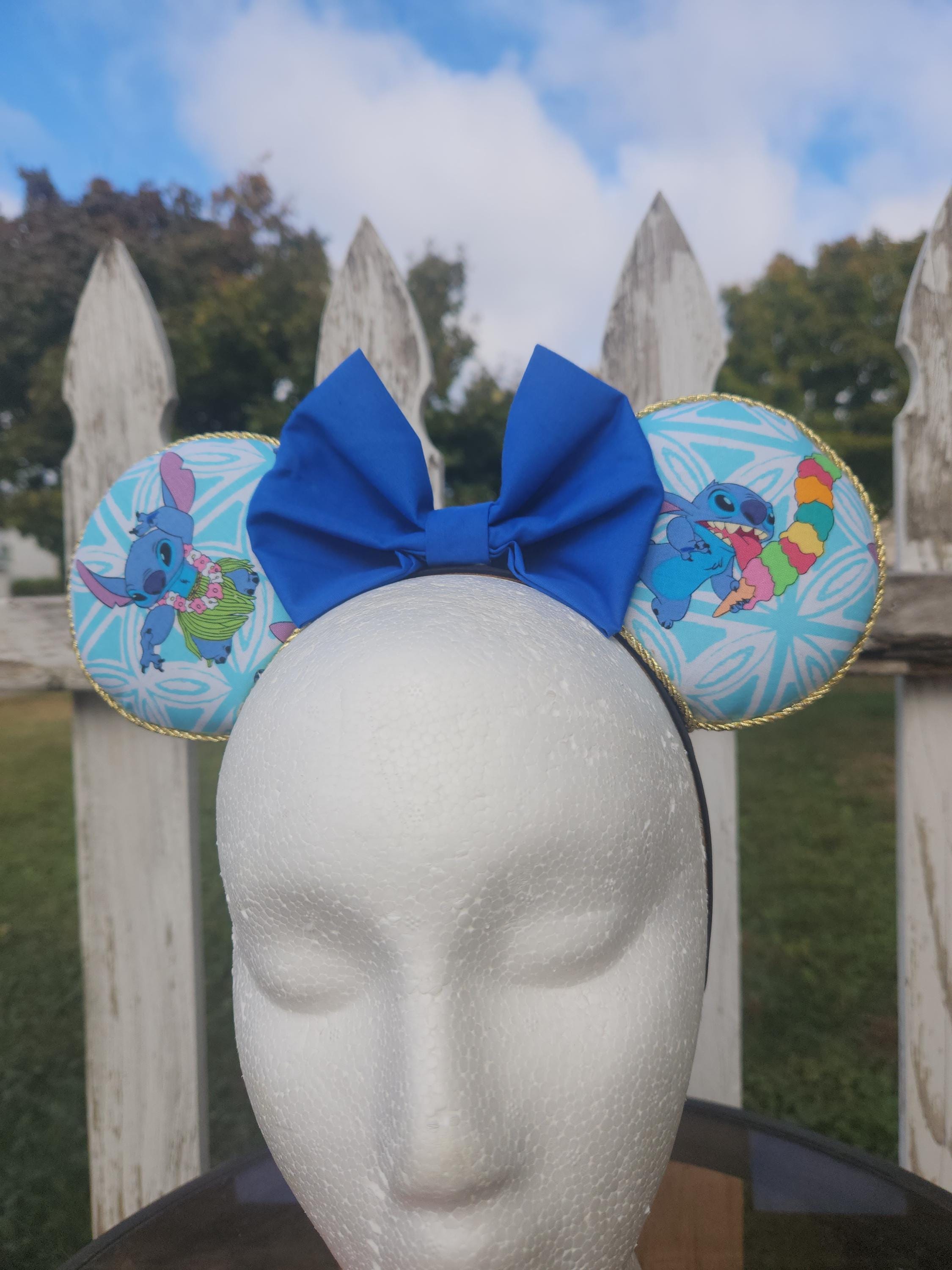 Stitch Inspired Mouse Ears: Experiment 626, Handmade Cotton  display picture 2