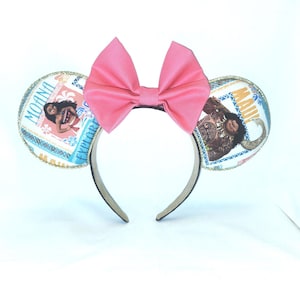 Moana & Maui Inspired Minnie Ears - Adventure Awaits