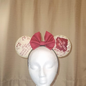 The Wizard Map Inspired Minnie Ears - Handmade- READY TO SHIP