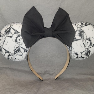 Stormtrooper Mouse Ears: Star Wars Inspired Cotton Headband