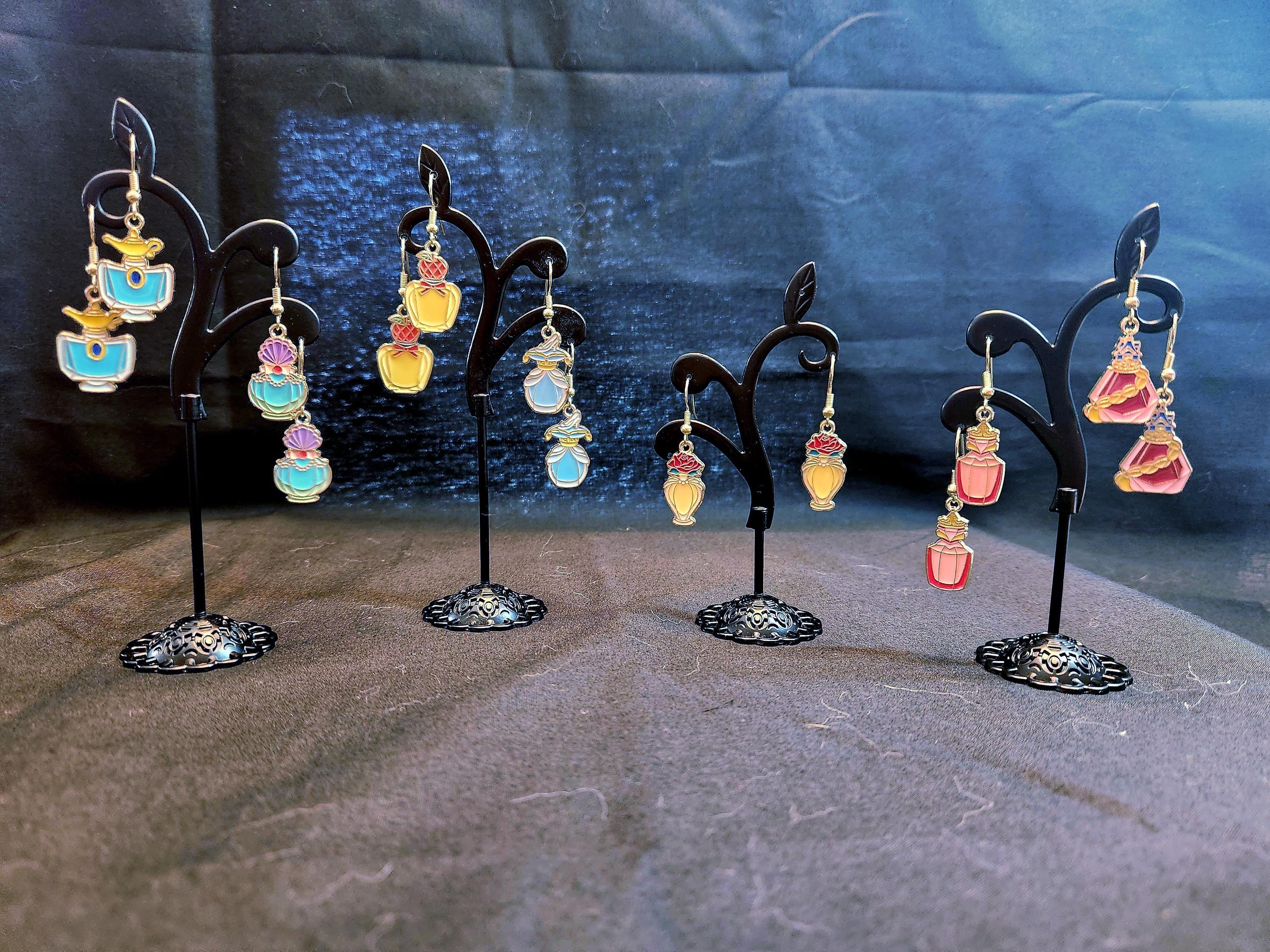 Magical Princess Perfume Bottle Earrings - Inspired by Enchanting Royals - Ready to Ship
