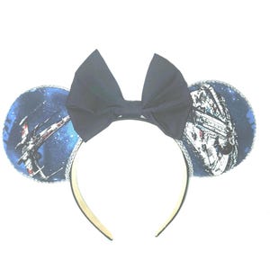 Star Wars Ships Mouse Ears – Handmade Cotton Headband