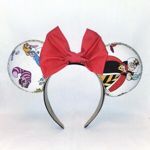 Alice in Wonderland Inspired Mouse Ears - Handmade - Ready to Ship