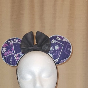 Evil Queen, Ursula and Maleficent Inspired Villain Minnie Ears - Handmade - Ready to Ship