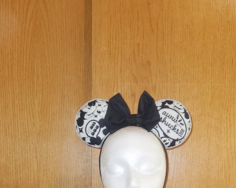 Disney Inspired Mickey and Minnie Emotion Mouse Ears/Mickey and Minnie Inspired Mouse Ears/READY TO SHIP