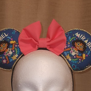 Encanto Inspired Mirabel Minnie Ears - Handmade - Ready to Ship