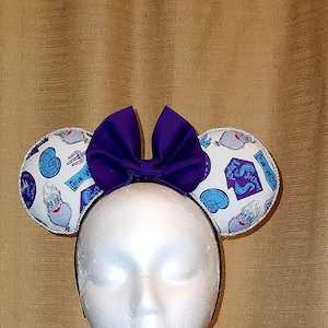 Ursula Inspired Minnie Ears - Handmade - Ready to Ship