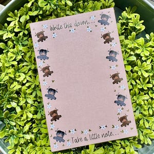 Highland Cow Notepad