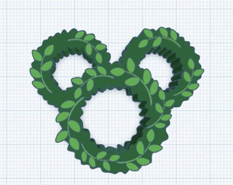 Kerst Disney-rietje, 3D-printen STL-bestand