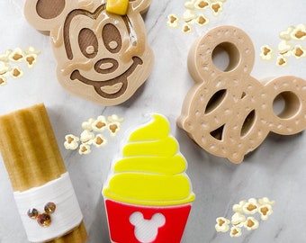 Disney Snacks Straw Toppers, Disney straw Charms, Disney Straw Buddies, Disney food Straw Charms, Churro straw topper, Disneyland snacks