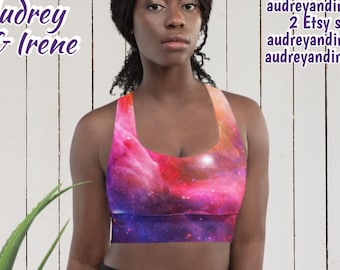 Galaxy Cosmos Longline sports bra