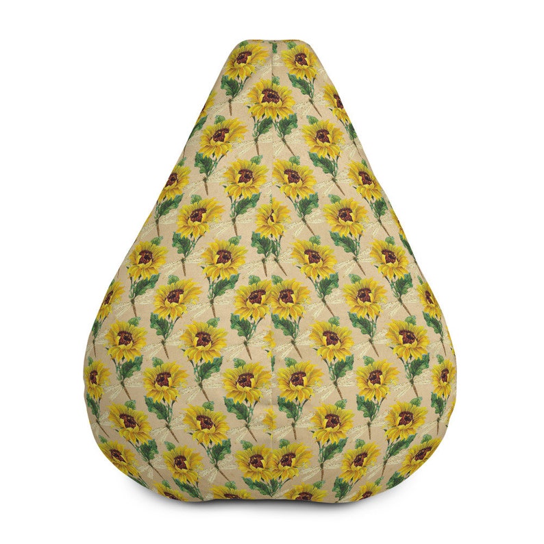 Sunflowers Bean Bag Chair Cover Only | Etsy