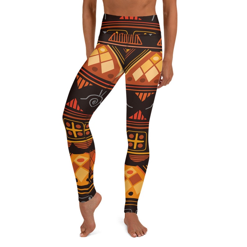 African Print Ethnic Yoga Pants Leggings | Etsy