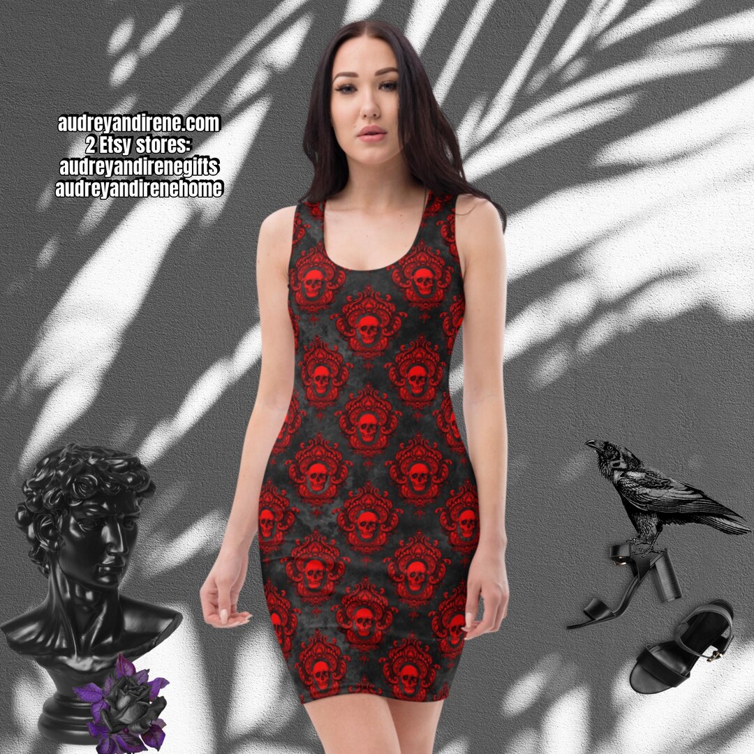 Skull Bodycon Dress