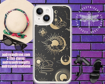 Sun Moon Stars Celestial iPhone Case