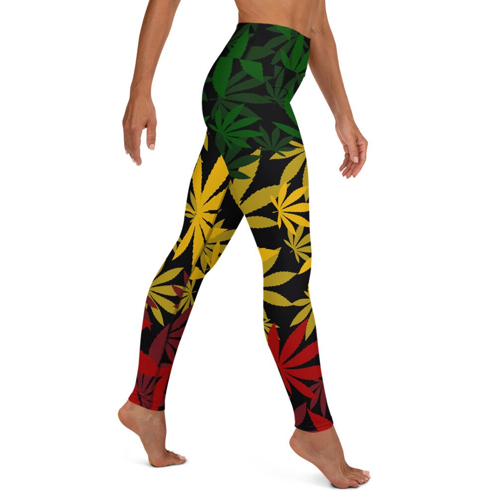 Reggae Leaf Rasta Men's Leggings