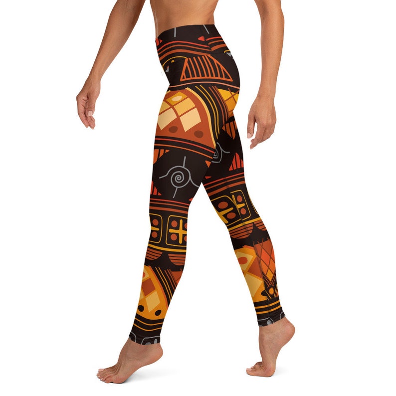 African Print Ethnic Yoga Pants Leggings | Etsy