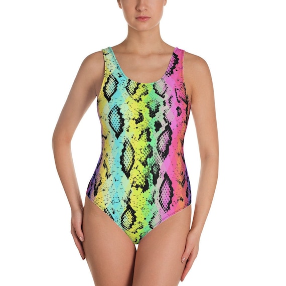 Snakeskin one piece on sale