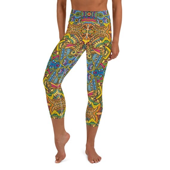 geometric yoga pants