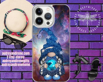 Planet Earth Gnome Galaxy iPhone Case